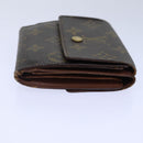 LOUIS VUITTON Monogram Portefeuille Elise Trifold Wallet M61654 LV Auth 89018-4