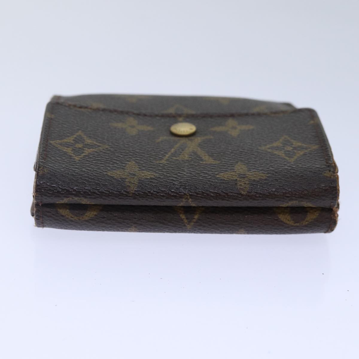 LOUIS VUITTON Monogram Portefeuille Elise Trifold Wallet M61654 LV Auth 89018