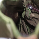 PRADA Shoulder Bag Nylon Leather Green Auth 89043-18