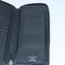 LOUIS VUITTON Monogram Eclipse Zippy Wallet Vertical Wallet M62295 Auth 89056-19