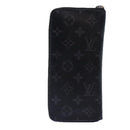 LOUIS VUITTON Monogram Eclipse Zippy Wallet Vertical Wallet M62295 Auth 89056-2