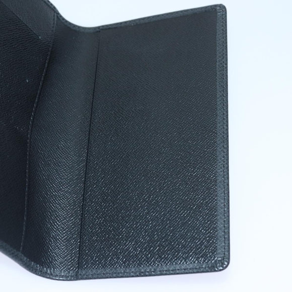 LOUIS VUITTON Taiga Agenda Poche Note Cover Ardoise R20425 LV Auth 89057A