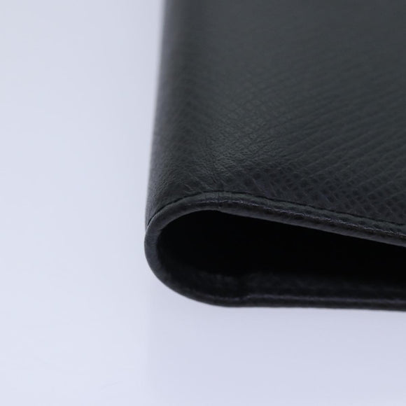 LOUIS VUITTON Taiga Agenda Poche Note Cover Ardoise R20425 LV Auth 89057A