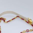 Christian Dior Dior Calo Micro Shoulder Bag Calfskin White Gold Auth 89081SV-8