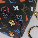 LOUIS VUITTON Monogram Game On Vanity PM Hand Bag Black M57482 LV Auth 89082SM-9