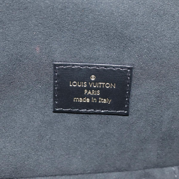 LOUIS VUITTON Monogram Game On Vanity PM Hand Bag Black M57482 LV Auth 89082SM