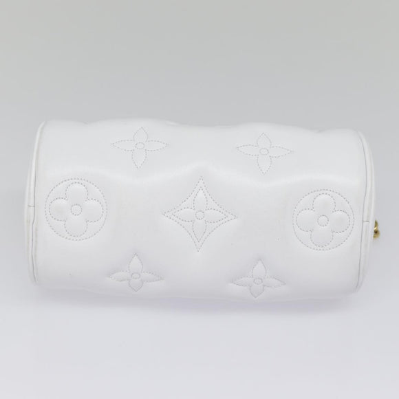 LOUIS VUITTON Bubble Glam Papillon BB Hand Bag Snow M59827 LV Auth 89083SA