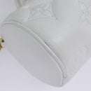 LOUIS VUITTON Bubble Glam Papillon BB Hand Bag Snow M59827 LV Auth 89083SA-10