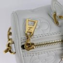 LOUIS VUITTON Bubble Glam Papillon BB Hand Bag Snow M59827 LV Auth 89083SA-17