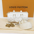 LOUIS VUITTON Bubble Glam Papillon BB Hand Bag Snow M59827 LV Auth 89083SA-12