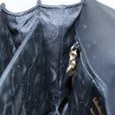 Salvatore Ferragamo Shoulder Bag Leather Black Gold Auth 89092-20