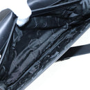 Salvatore Ferragamo Shoulder Bag Leather Black Gold Auth 89092-22