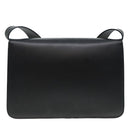 Salvatore Ferragamo Shoulder Bag Leather Black Gold Auth 89092-2