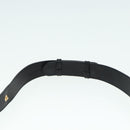 Salvatore Ferragamo Shoulder Bag Leather Black Gold Auth 89092-8