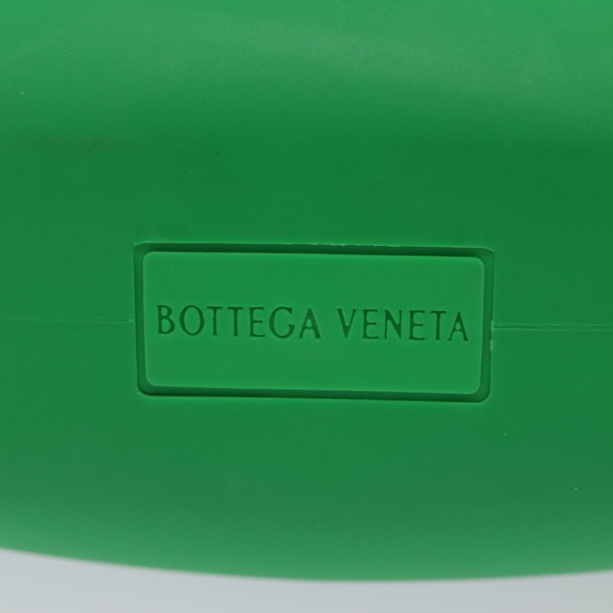 BOTTEGA VENETA Shoulder Bag Rubber Parakeet Green Auth 89094A