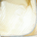 PRADA Hand Bag Nylon 2way Cream Silver Auth 89096-23