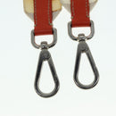 PRADA Hand Bag Nylon 2way Cream Silver Auth 89096-25