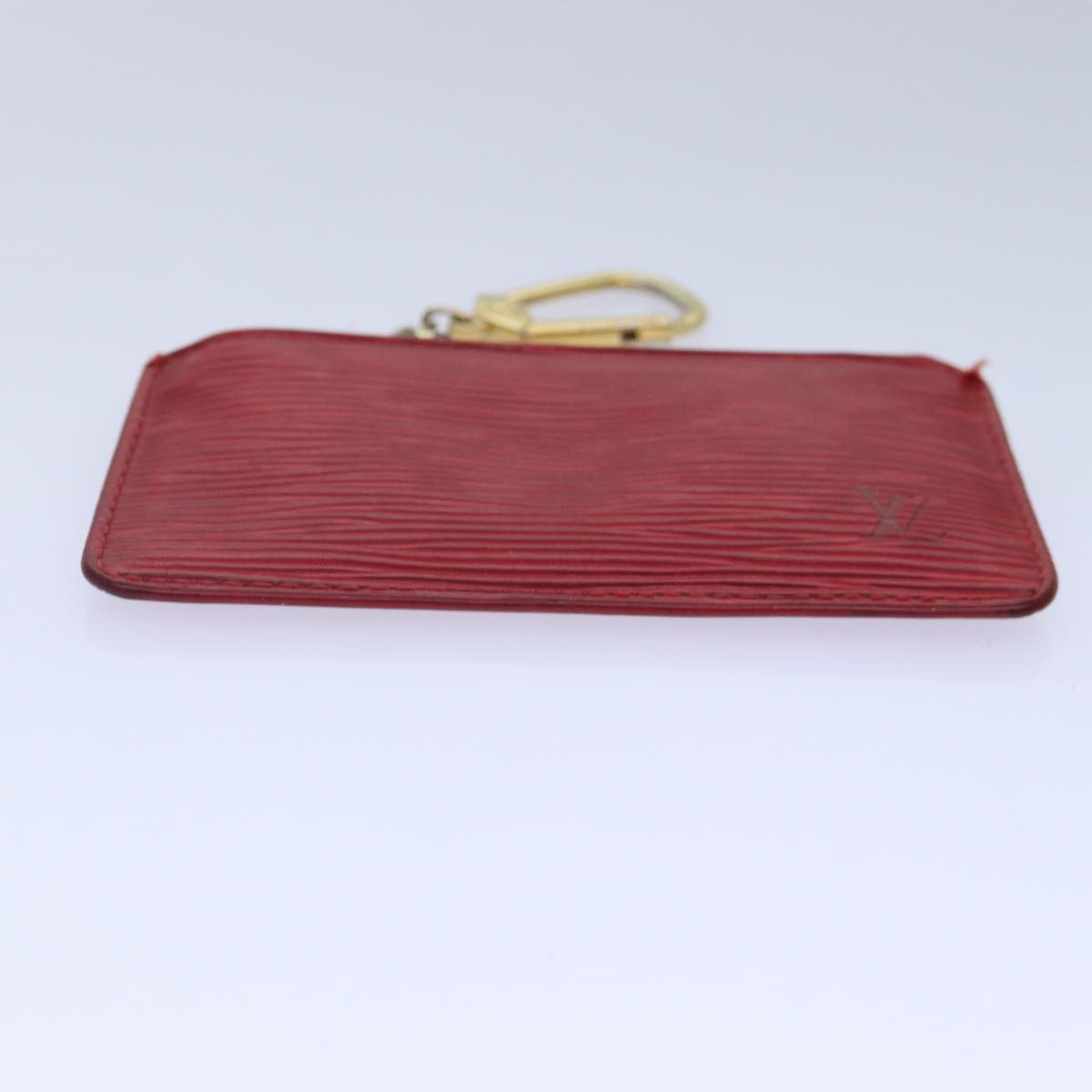 LOUIS VUITTON Epi Pochette Cles Coin Purse Red M63807 LV Auth 89105