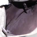 GUCCI GG Supreme Shoulder Bag PVC Leather Beige Silver 141626 Auth 89139-16