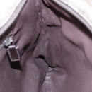 GUCCI GG Supreme Shoulder Bag PVC Leather Beige Silver 141626 Auth 89139-17