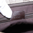 GUCCI GG Supreme Shoulder Bag PVC Leather Beige Silver 141626 Auth 89139-21