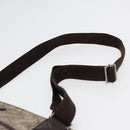 GUCCI GG Supreme Umhängetasche PVC Leder Beige Silber 141626 Auth 89139-7