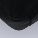 GUCCI Bamboo Shoulder Bag Leather 2way Black Gold 001 1638 2058 Auth 89140-15