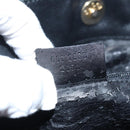 GUCCI Bamboo Shoulder Bag Leather 2way Black Gold 001 1638 2058 Auth 89140-12