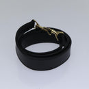 GUCCI Bamboo Shoulder Bag Leather 2way Black Gold 001 1638 2058 Auth 89140-20