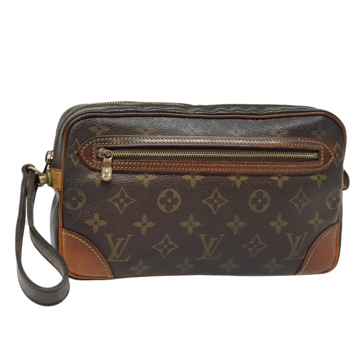 LOUIS VUITTON Monogram Marly Dragonne GM Clutch Bag M51825 LV Auth 89159