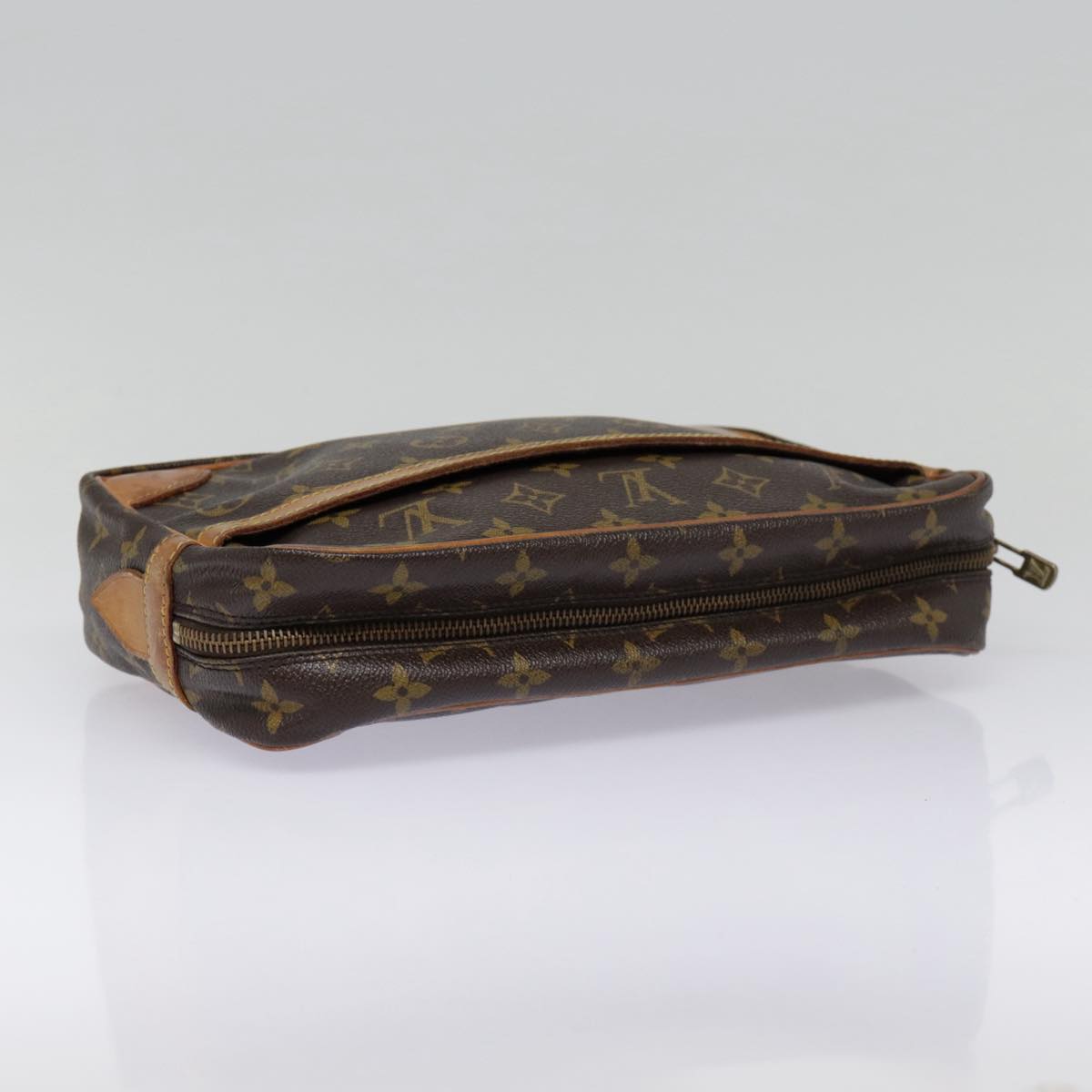 LOUIS VUITTON Monogram Compiegne 28 Clutch Bag M51845 LV Auth 89172