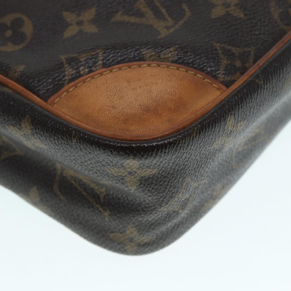 LOUIS VUITTON Monogram Compiegne 28 Clutch Bag M51845 LV Auth 89178