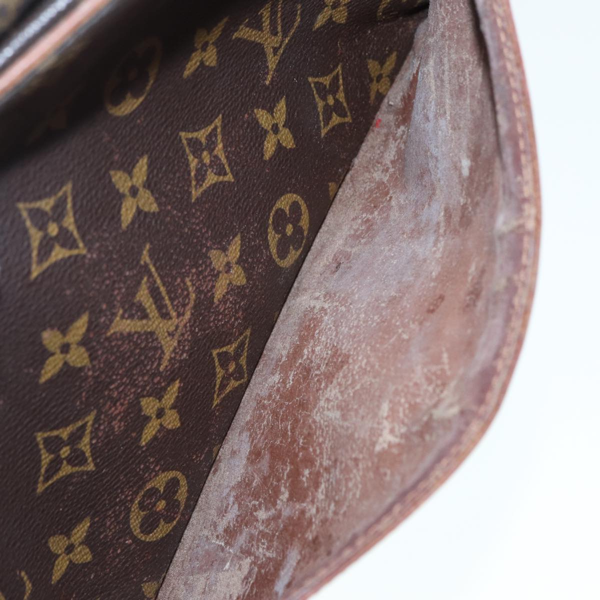 LOUIS VUITTON Monogram Compiegne 28 Clutch Bag M51845 LV Auth 89178