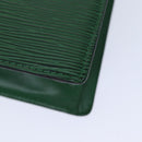 LOUIS VUITTON Epi Trousse Crete Pouch Green M48404 LV Auth 89183-15