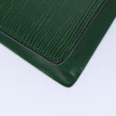 LOUIS VUITTON Epi Trousse Crete Pouch Green M48404 LV Auth 89183-14