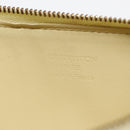 LOUIS VUITTON Vernis Lexington Accessory Pouch Lime Yellow M91058 LV Auth 89184-19