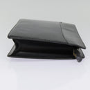LOUIS VUITTON Epi Pochette Homme Clutch Tasche Schwarz Noir M52522 LV Auth 89187-4