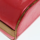 LOUIS VUITTON Monogram Vernis Sullivan Vertical Bag Pink M91259 LV Auth 89190-15