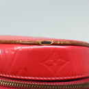 LOUIS VUITTON Monogram Vernis Sullivan Vertical Bag Pink M91259 LV Auth 89190-8