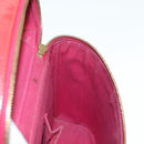 LOUIS VUITTON Monogram Vernis Sullivan Vertical Bag Pink M91259 LV Auth 89190-21