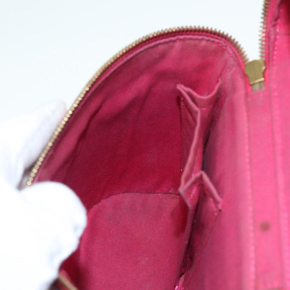 LOUIS VUITTON Monogram Vernis Sullivan Vertical Bag Rosa M91259 LV Auth 89190