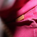 LOUIS VUITTON Monogram Vernis Sullivan Vertical Bag Pink M91259 LV Auth 89190-12