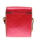 LOUIS VUITTON Monogram Vernis Sullivan Vertical Bag Pink M91259 LV Auth 89190-2