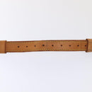 LOUIS VUITTON Adjustable Shoulder Strap Leather 31.5""-38.2"" Beige Auth 89208-10