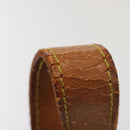 LOUIS VUITTON Adjustable Shoulder Strap Leather 31.5""-38.2"" Beige Auth 89208-13