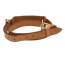 LOUIS VUITTON Adjustable Shoulder Strap Leather 31.5""-38.2"" Beige Auth 89208-3