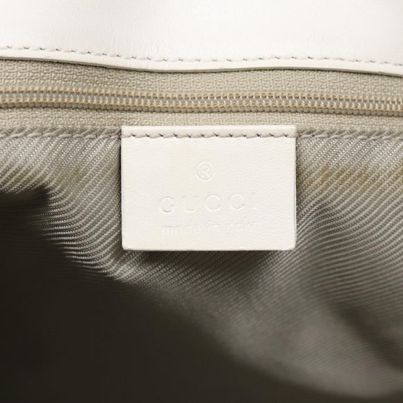 GUCCI GG Canvas Tote Bag Light Blue White Gold 002 1097 Auth 89242