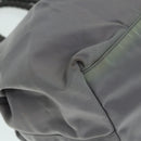 PRADA Hand Bag Nylon 2way Silver Gray Auth 89250-15