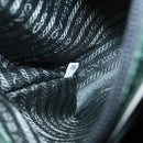 PRADA Hand Bag Nylon 2way Silver Gray Auth 89250-12