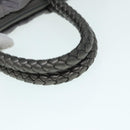 PRADA Hand Bag Nylon 2way Silver Gray Auth 89250-7